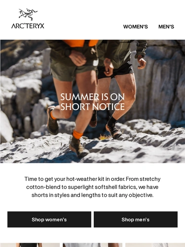 Arc'teryx Newsletter