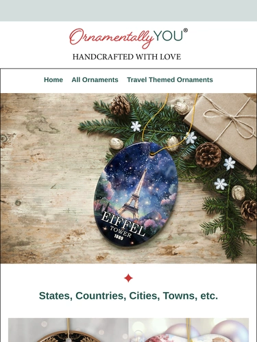 Ornamentally You Sale Announcement