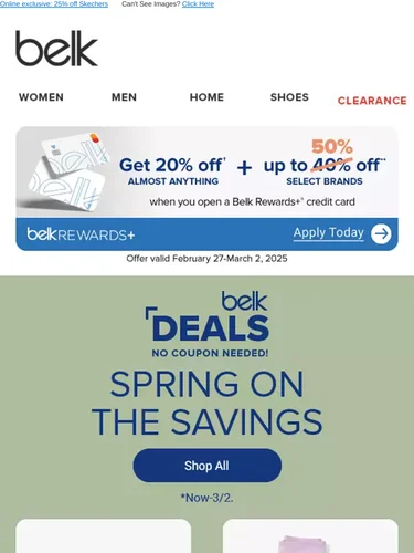 Belk Sale Announcement