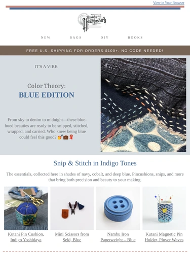 Brooklyn Haberdashery Newsletter