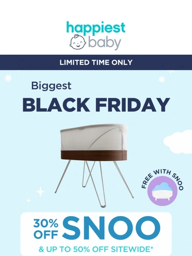 Happiest Baby Sale Announcement