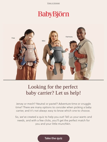 BabyBjörn Product Launch