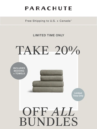 Parachute Home Sale Announcement