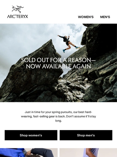 Arc'teryx Newsletter