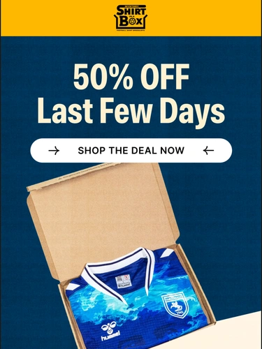 Shirt in a Box Sale Announcement