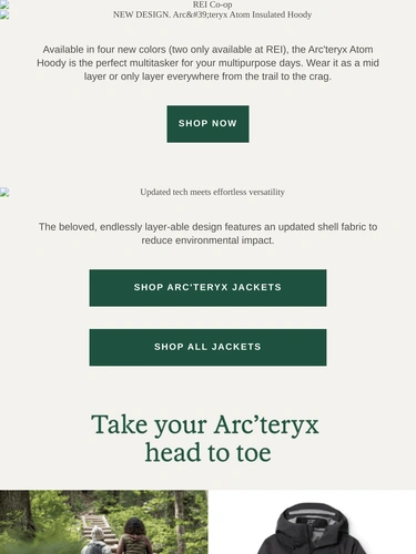 REI Sale Announcement