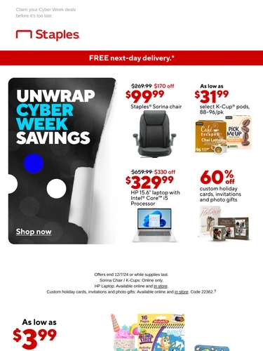 Staples Sale Announcement