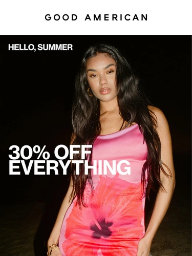 Good American Sale Announcement
