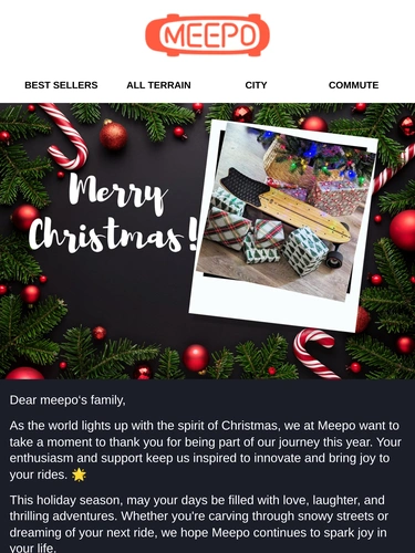 Meepo Board Holiday Campaign