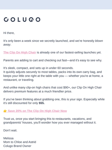 Colugo Newsletter