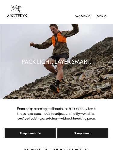 Arc'teryx Newsletter