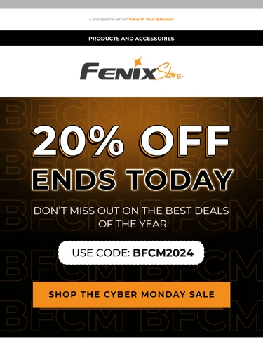 Fenix Store Sale Announcement