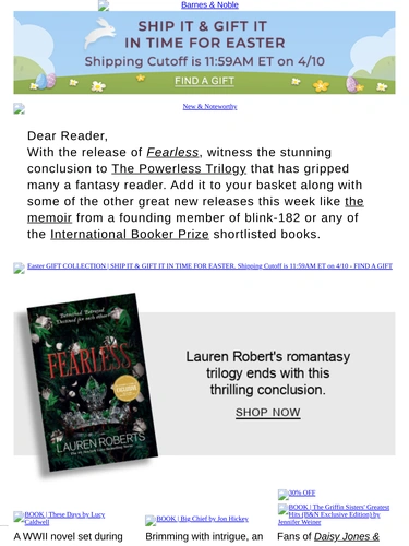 Barnes & Noble Newsletter