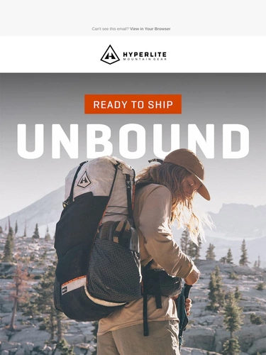 Hyperlite Mountain Gear Sale Announcement