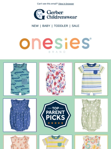 Gerber Childrenswear Sale Announcement