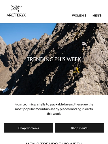 Arc'teryx Newsletter
