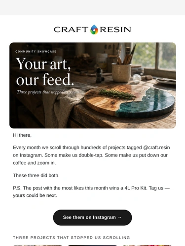 Craft Resin Newsletter