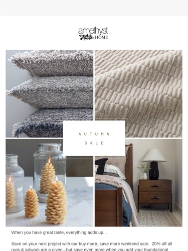 Amethyst Home Sale Announcement