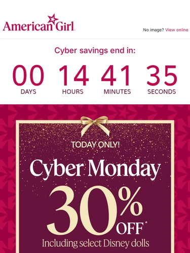 American Girl Sale Announcement
