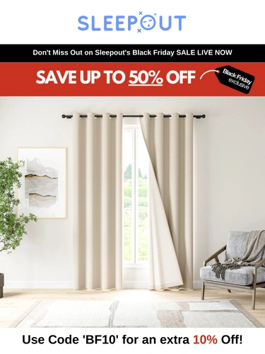 Sleepout Sale Announcement