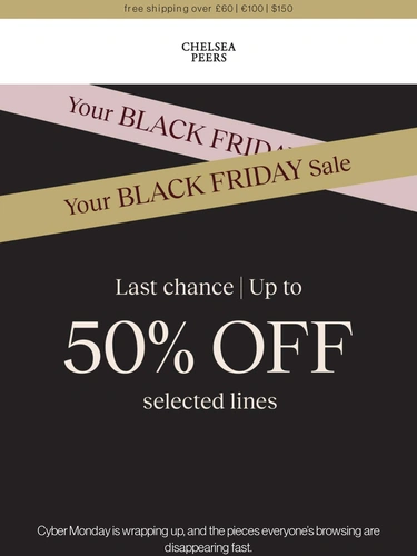 Chelsea Peers Sale Announcement