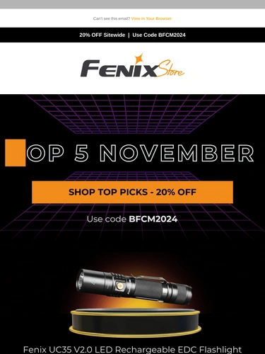 Fenix Store Sale Announcement
