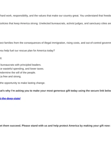 Heritage Foundation Transactional