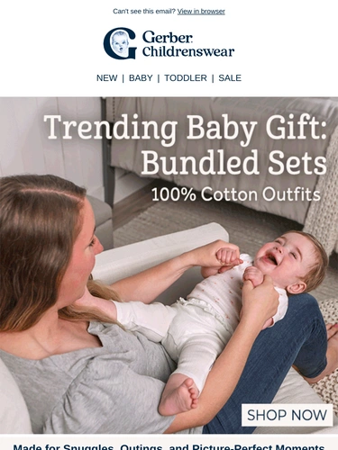 Gerber Childrenswear Sale Announcement