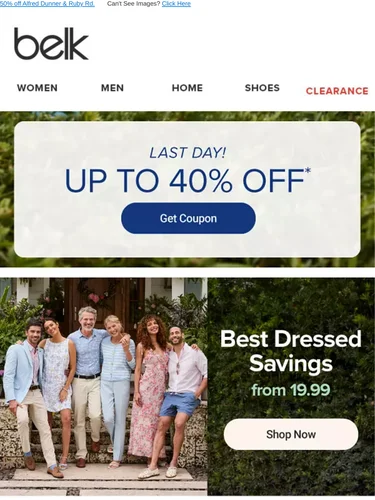 Belk Sale Announcement