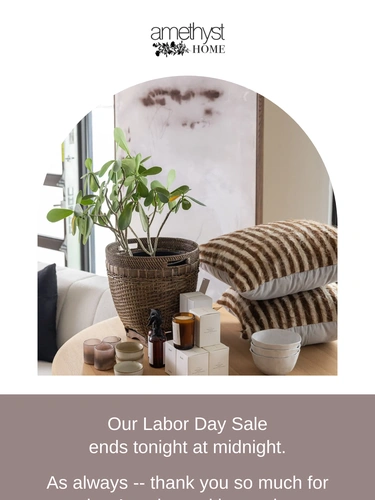Amethyst Home Sale Announcement