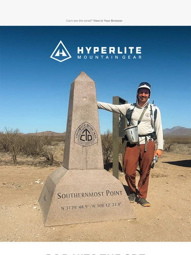 Hyperlite Mountain Gear Newsletter
