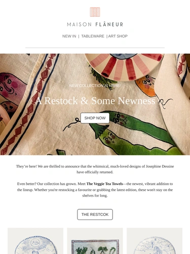 Maison Flaneur Newsletter