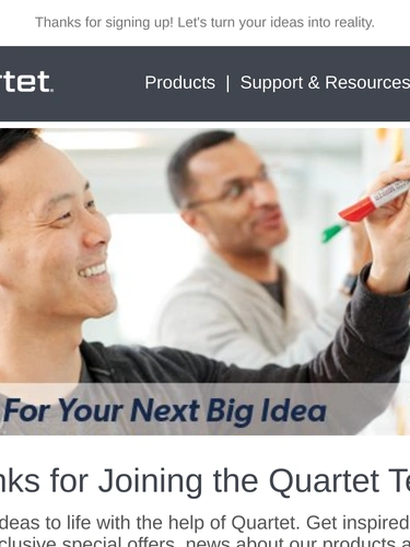 quartet.com Welcome Series