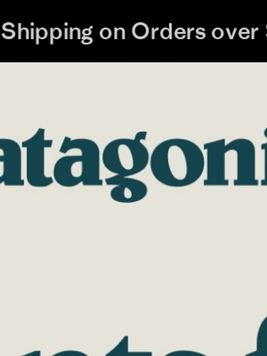 Patagonia Sale Announcement