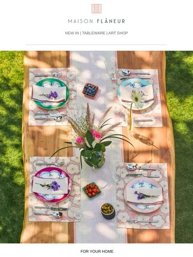 Maison Flaneur Newsletter