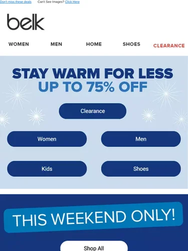 Belk Sale Announcement
