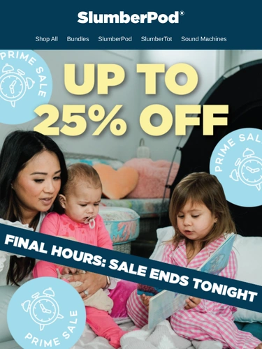SlumberPod Sale Announcement
