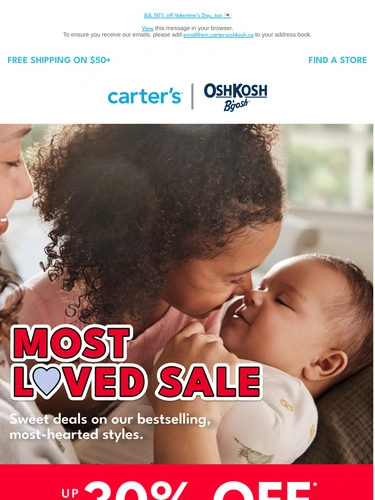Carter's OshKosh Sale Announcement