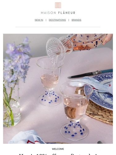 Maison Flaneur Welcome Series