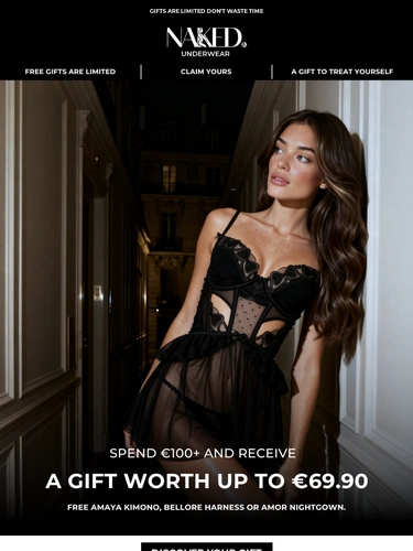 Naked Underwear Sale Announcement