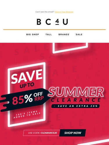 BigClothing4U Sale Announcement