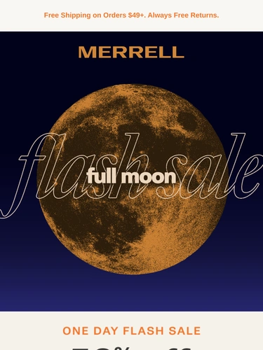 Merrell Sale Announcement