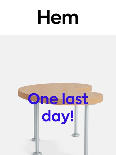 Hem Sale Announcement