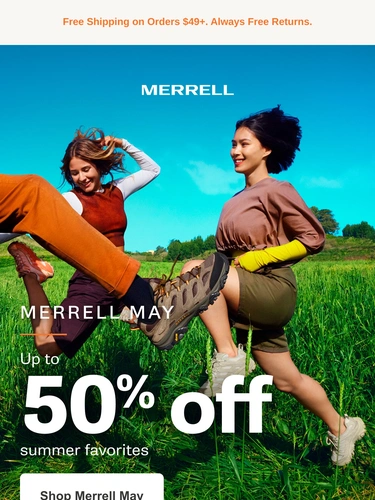Merrell Sale Announcement