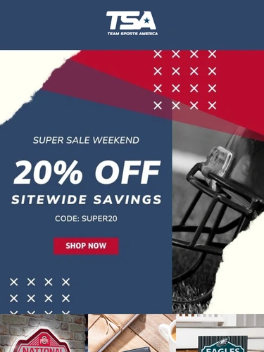 Team Sports America Sale Announcement