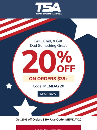 Team Sports America Sale Announcement