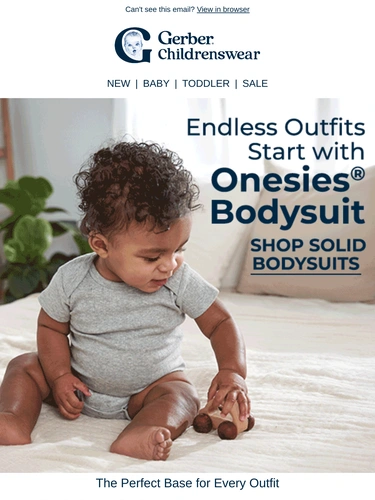 Gerber Childrenswear Sale Announcement