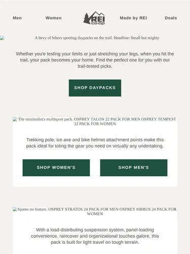 REI Newsletter