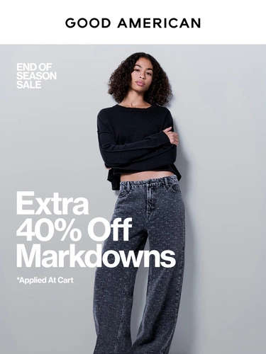 Good American Sale Announcement