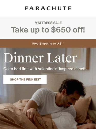 Parachute Home Sale Announcement